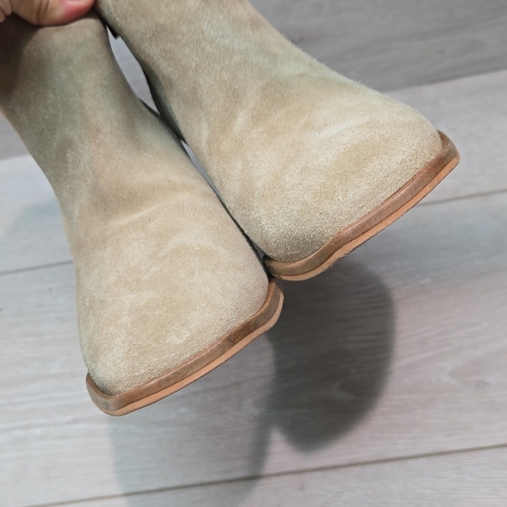 Lucky Brand Women Lilye Leather Ankle Heels Boots shoes sz 9M - Picture 4 of 14